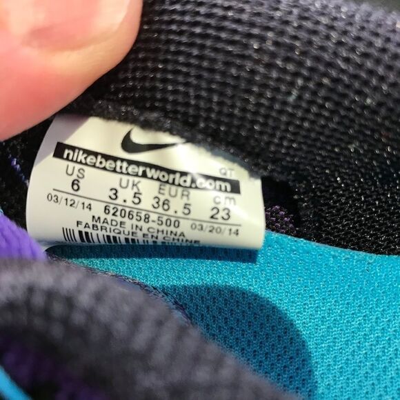 MINT NIKE Flyknit Lunar 2 Womens Running Sz 6 36.5 - Picture 7 of 7